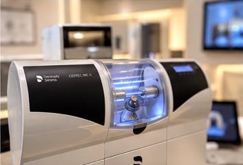 Fresadora CEREC MC X do laboratório digital da Clínica Dal Pizzol